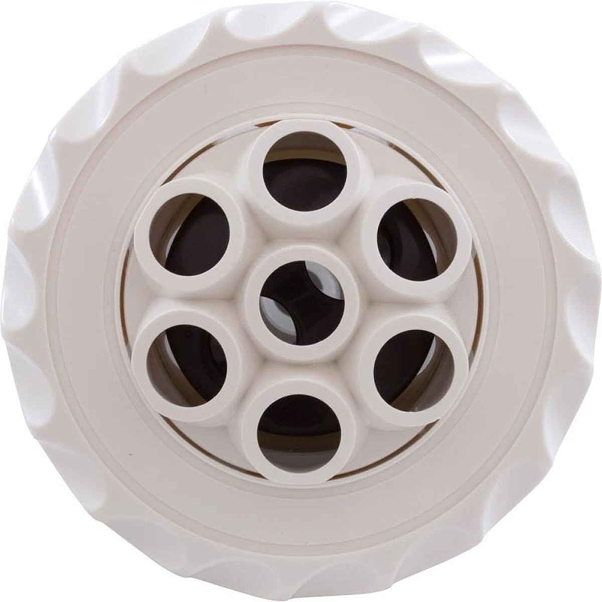Jet Intl, WW Poly Jet, 3-3/8"fd, Massage, Dlx Scal, White
