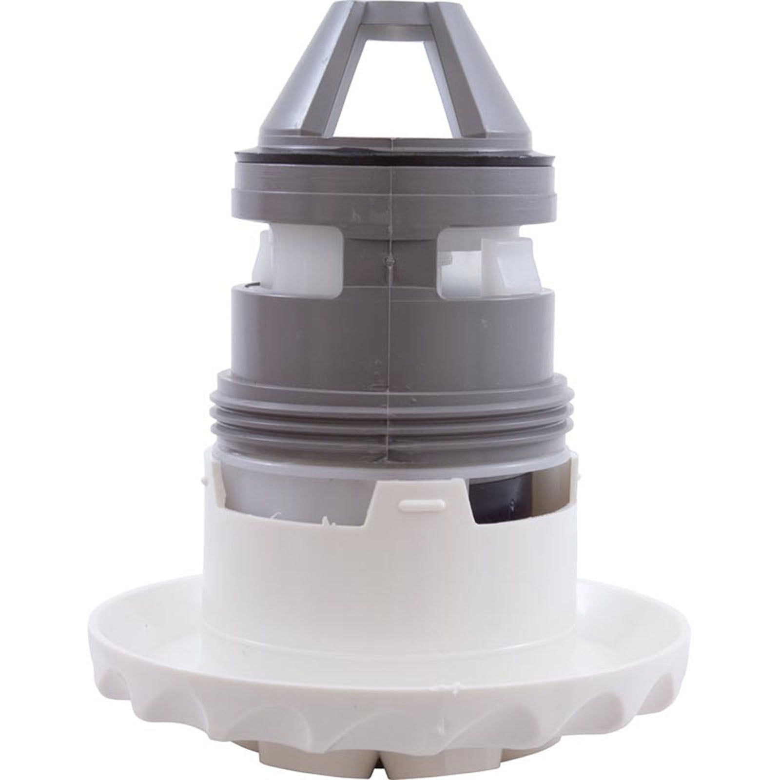 Jet Intl, WW Poly Jet, 3-3/8"fd, Massage, Dlx Scal, White