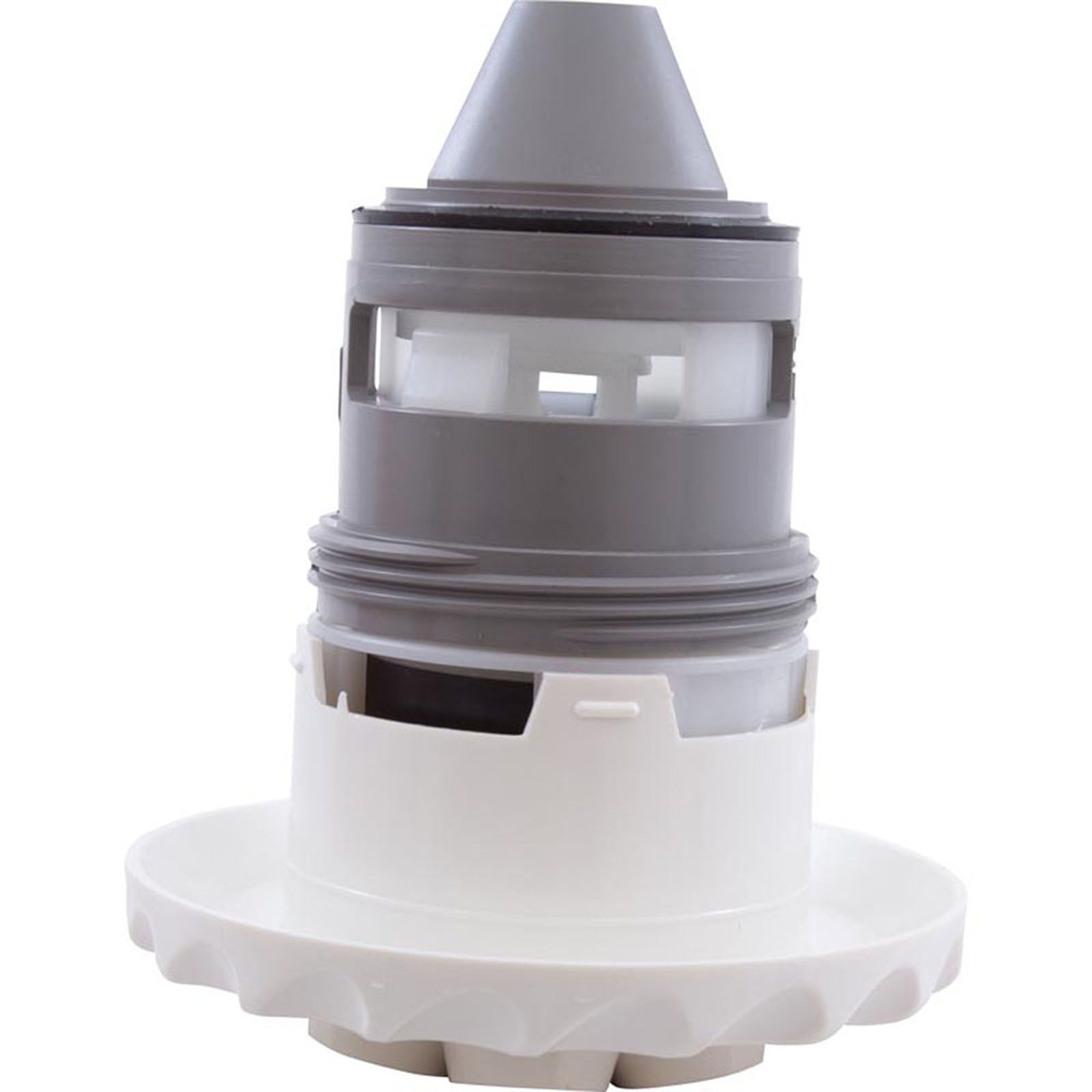 Jet Intl, WW Poly Jet, 3-3/8"fd, Massage, Dlx Scal, White
