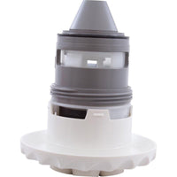 Jet Intl, WW Poly Jet, 3-3/8"fd, Massage, Dlx Scal, White
