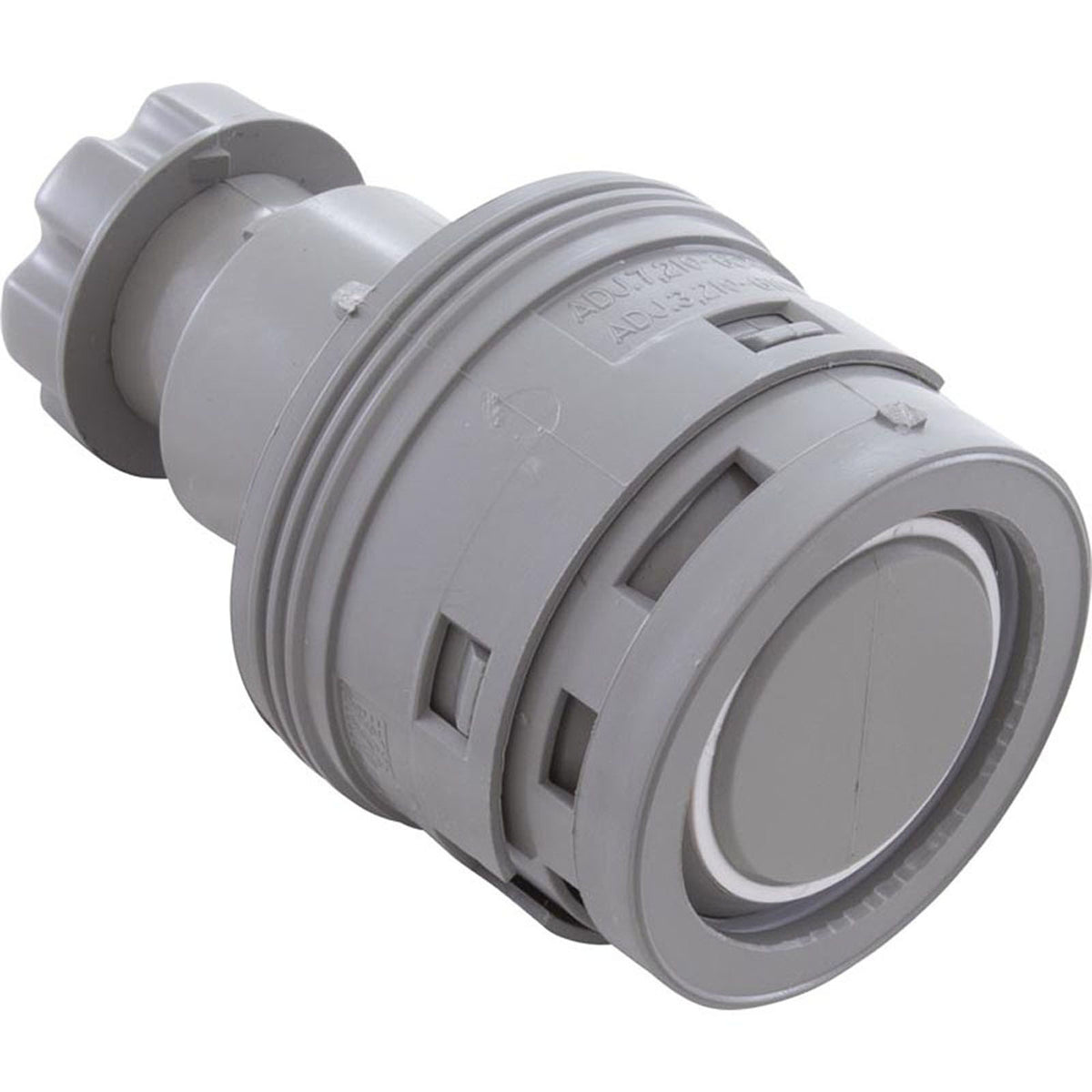 Nozzle, Waterway Poly Jet Caged Style, Dir, 3-3/8" Gray