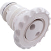 Jet Intl, WW Poly Jet, 3-3/8"fd, Twin Roto, Dlx Scal, White