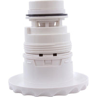 Jet Intl, WW Poly Jet, 3-3/8"fd, Twin Roto, Dlx Scal, White