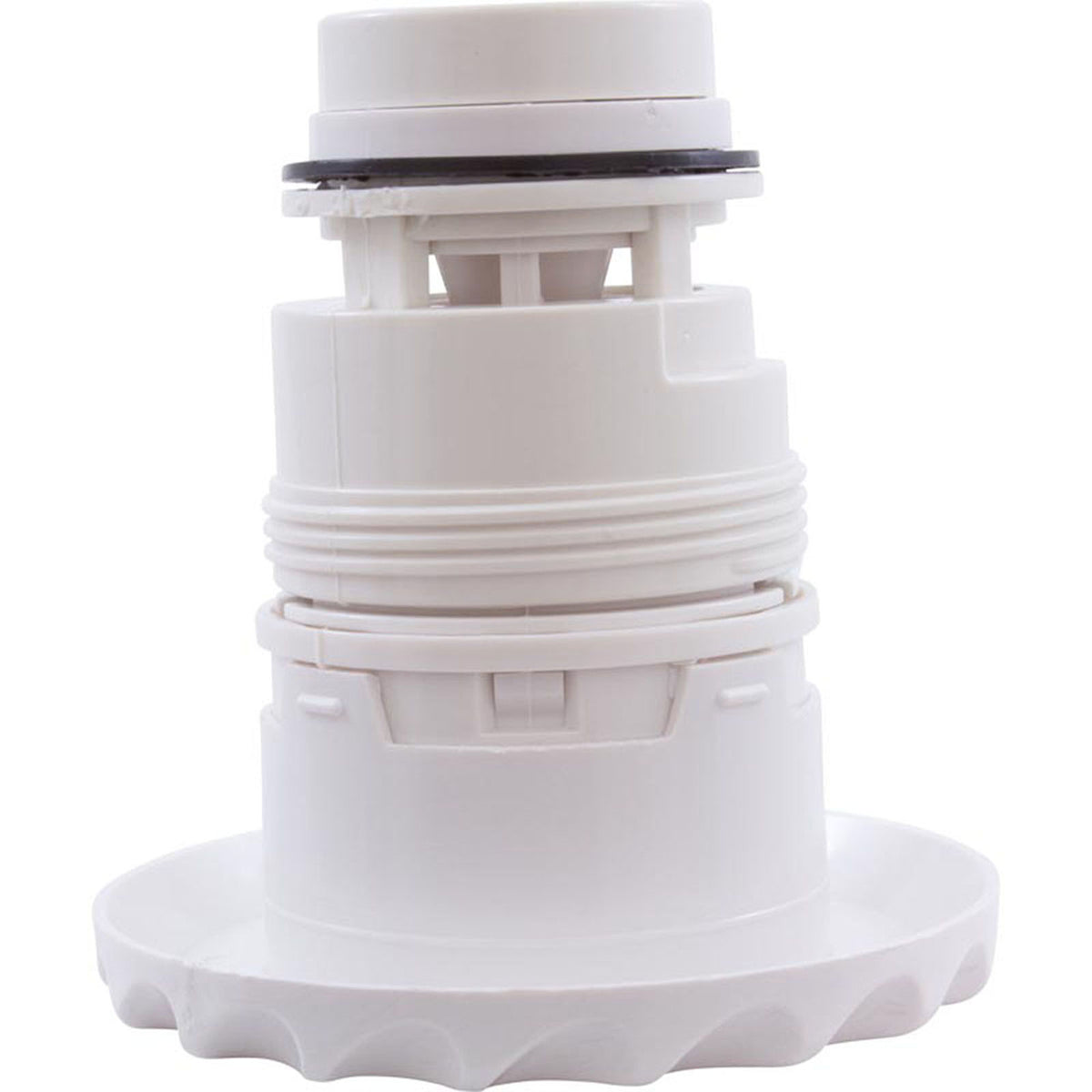 Jet Intl, WW Poly Jet, 3-3/8"fd, Twin Roto, Dlx Scal, White