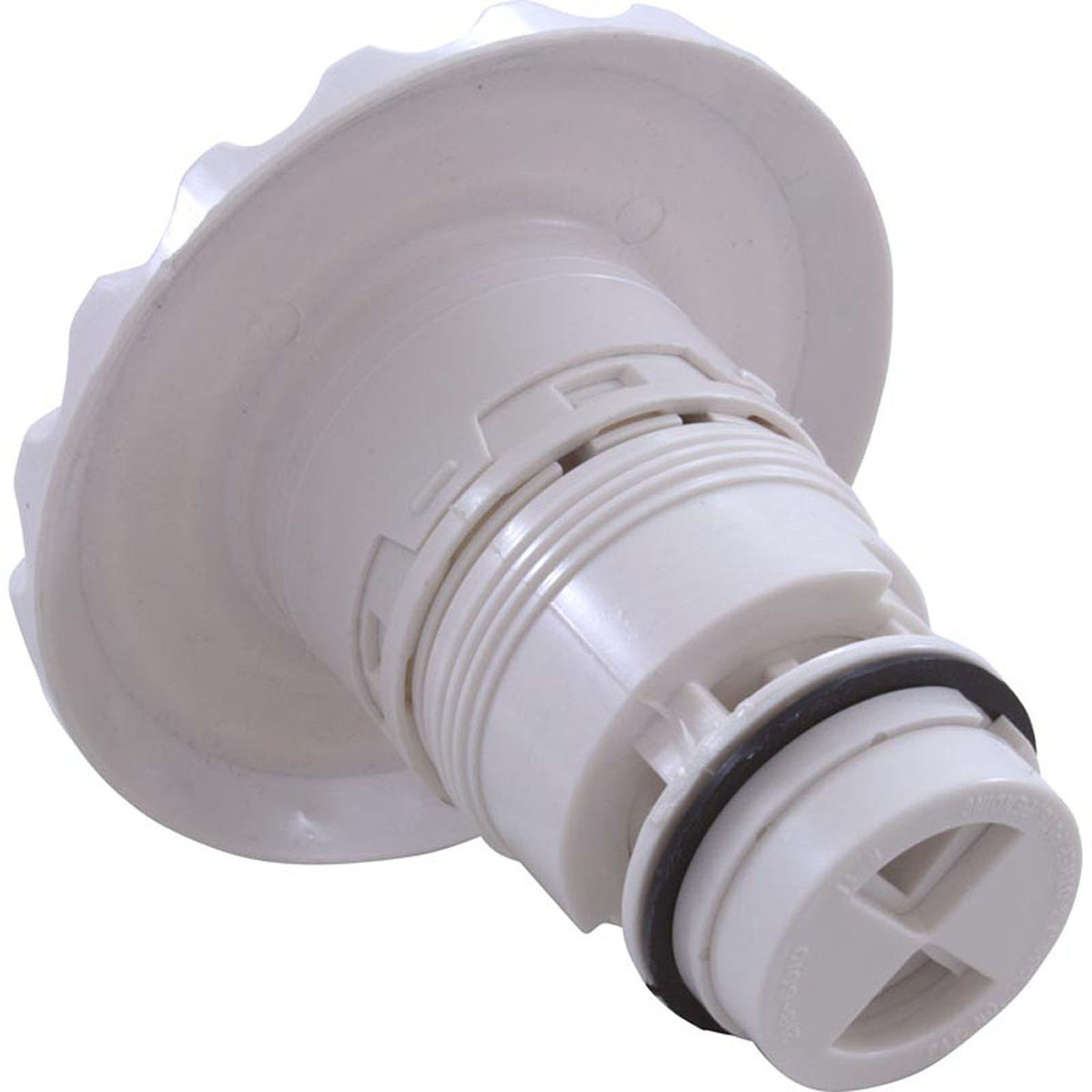 Jet Intl, WW Poly Jet, 4-3/16"fd, Twin Roto, Dlx Scal, White