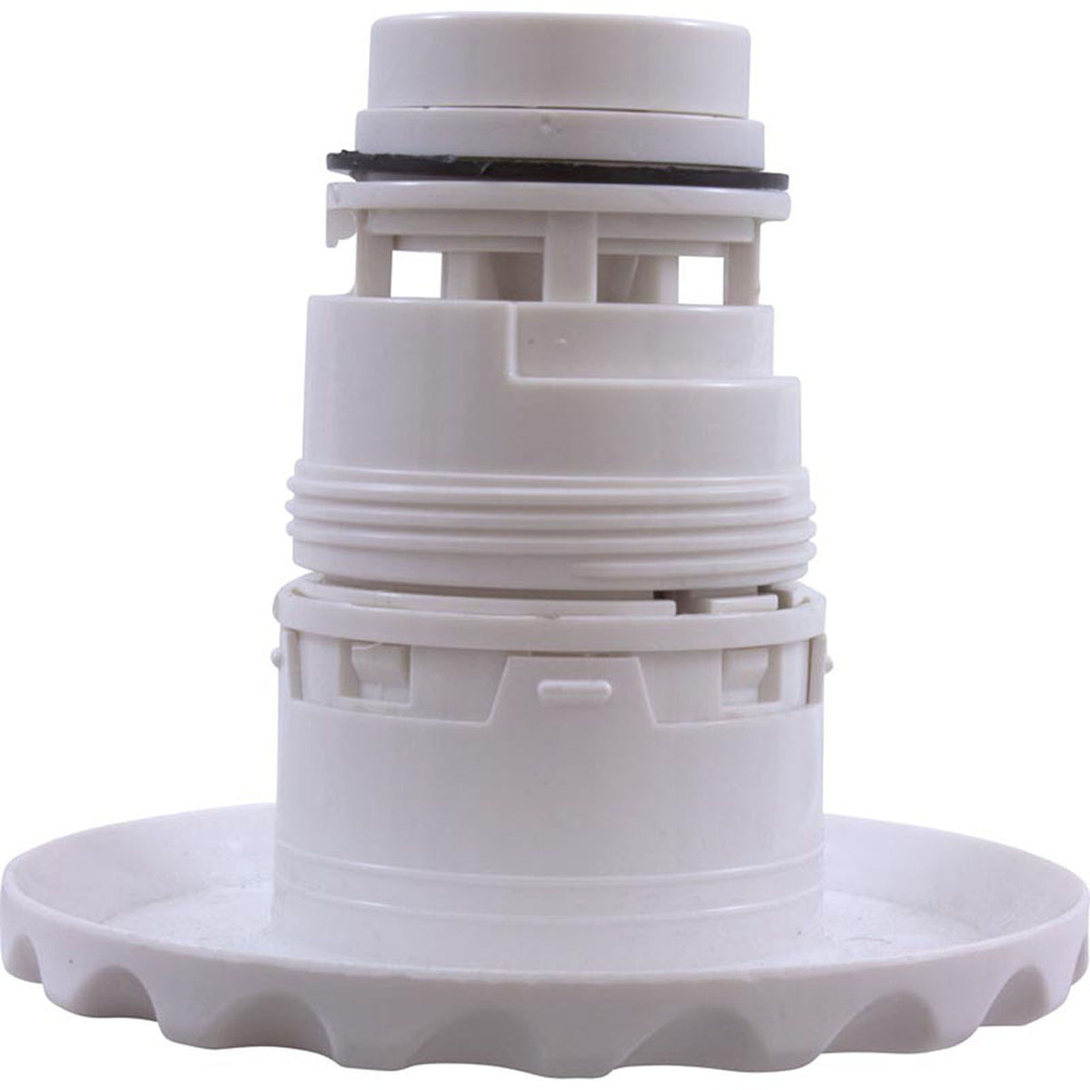Jet Intl, WW Poly Jet, 4-3/16"fd, Twin Roto, Dlx Scal, White