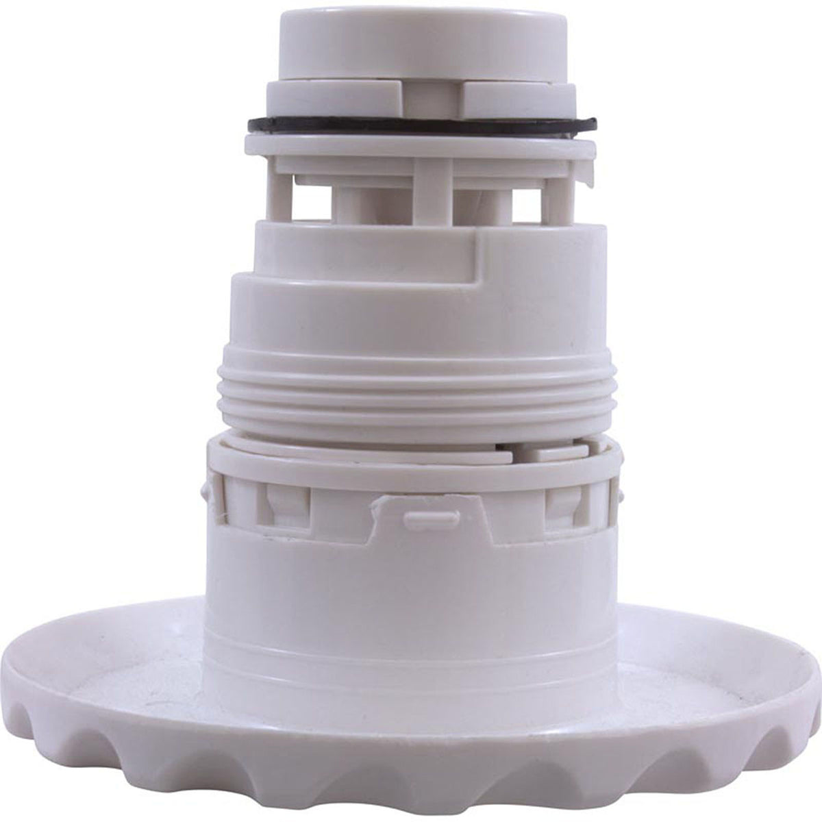 Jet Intl, WW Poly Jet, 4-3/16"fd, Twin Roto, Dlx Scal, White