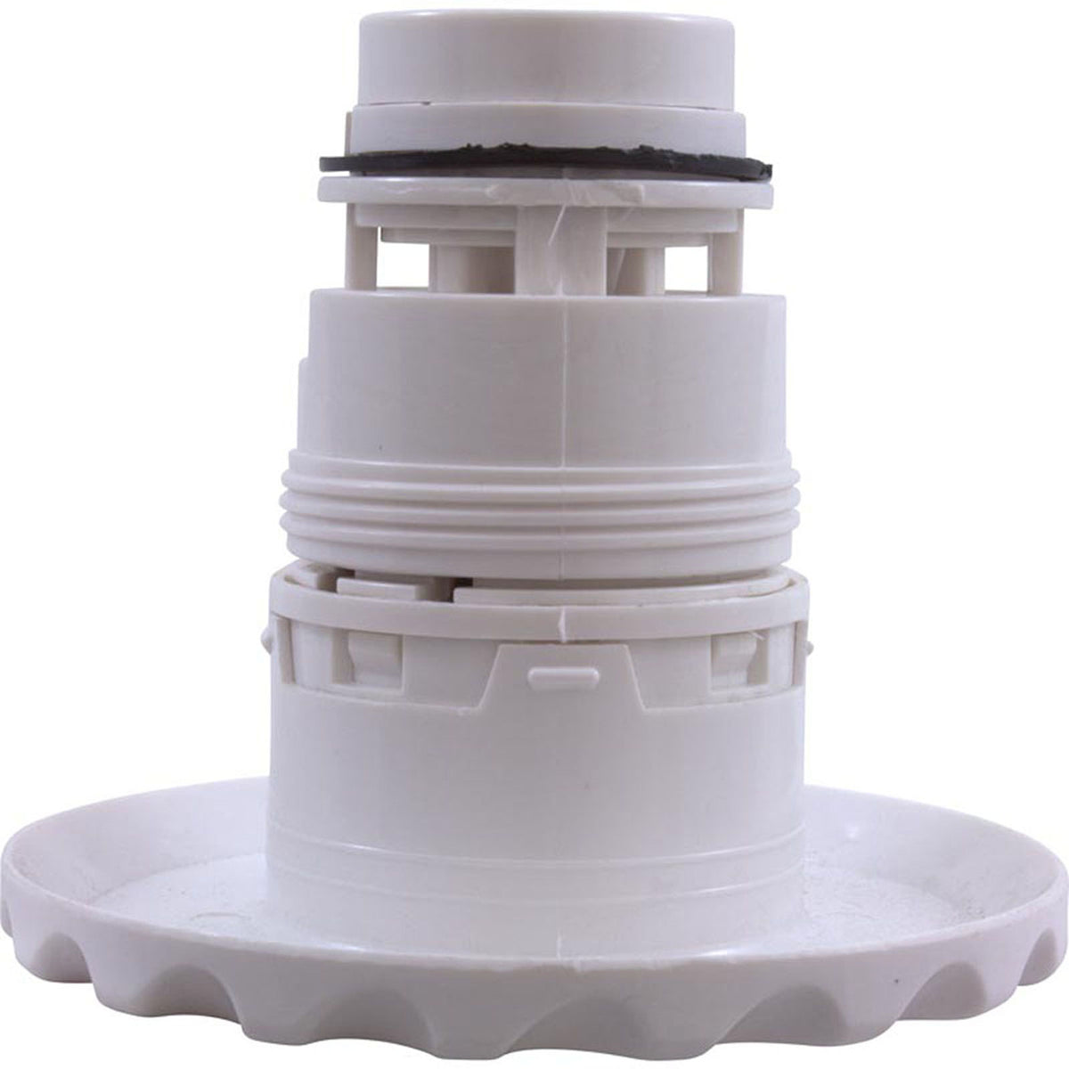 Jet Intl, WW Poly Jet, 4-3/16"fd, Twin Roto, Dlx Scal, White