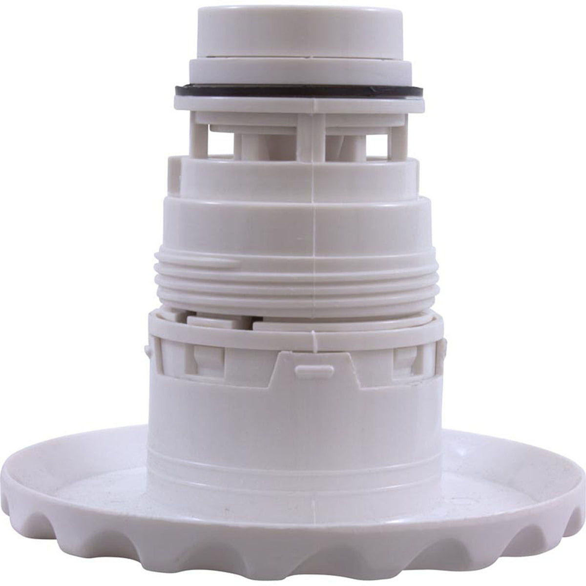 Jet Intl, WW Poly Jet, 4-3/16"fd, Twin Roto, Dlx Scal, White