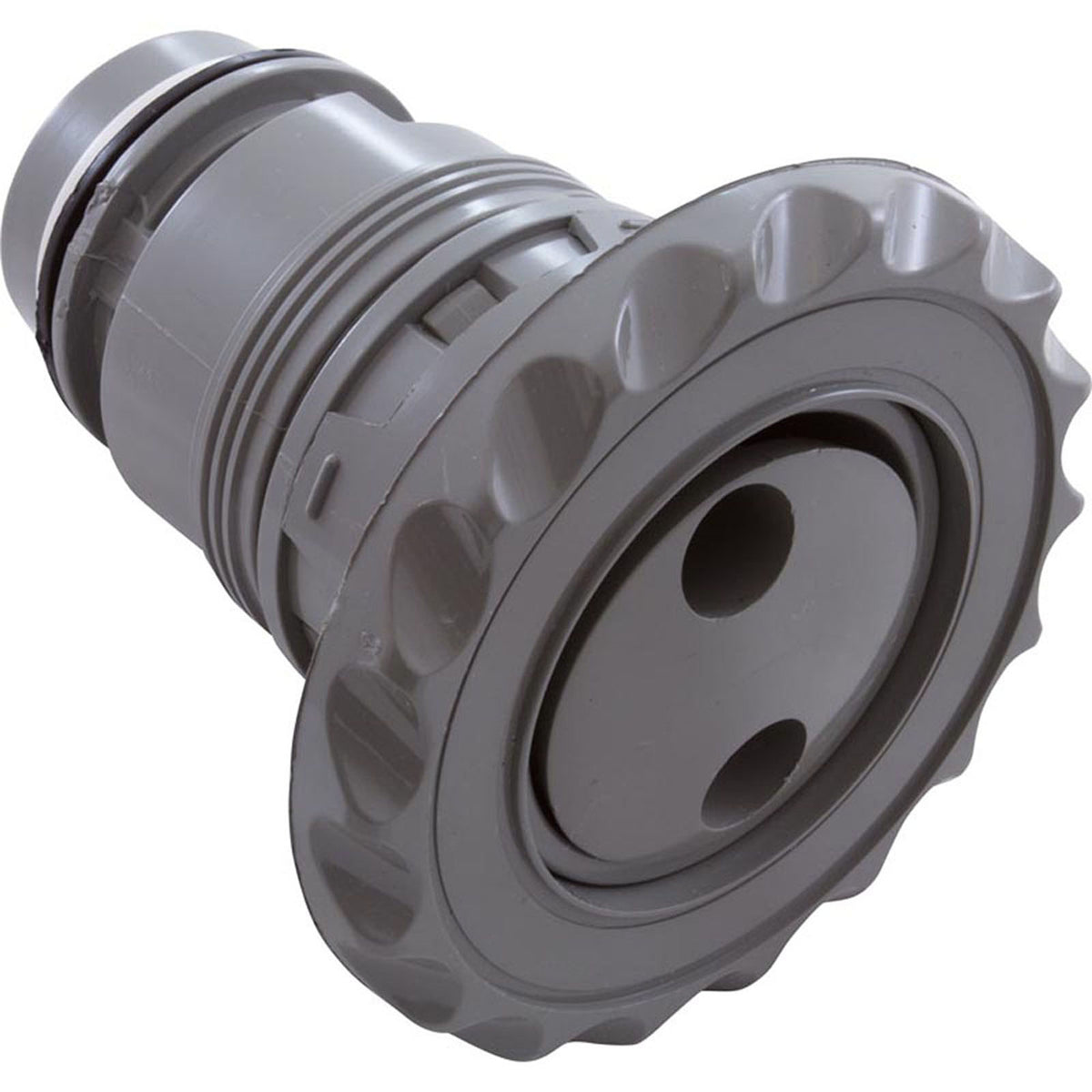 Jet Intl, WW Poly Jet, 3-3/8"fd, Twin Roto, Dlx Scal, Gry