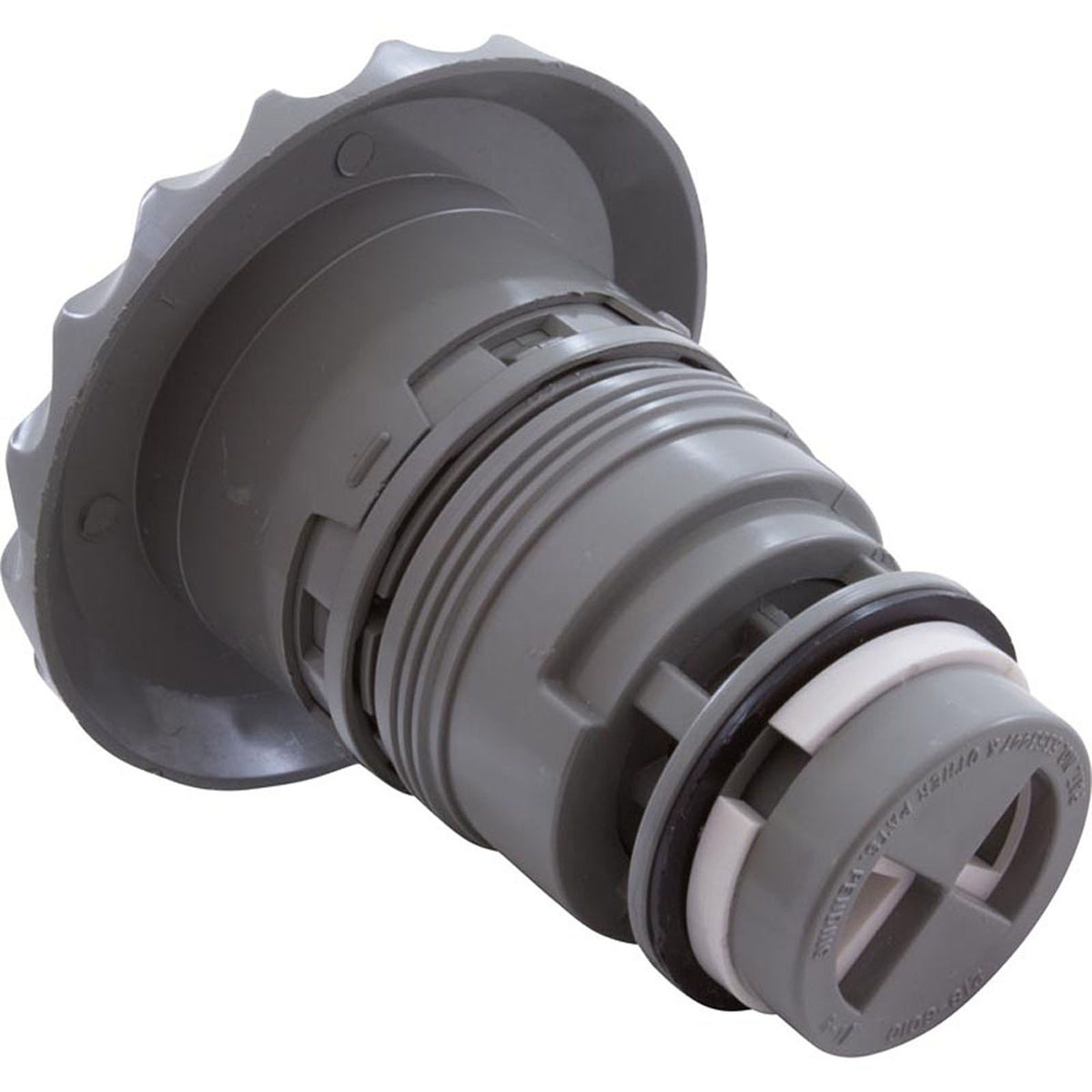 Jet Intl, WW Poly Jet, 3-3/8"fd, Twin Roto, Dlx Scal, Gry