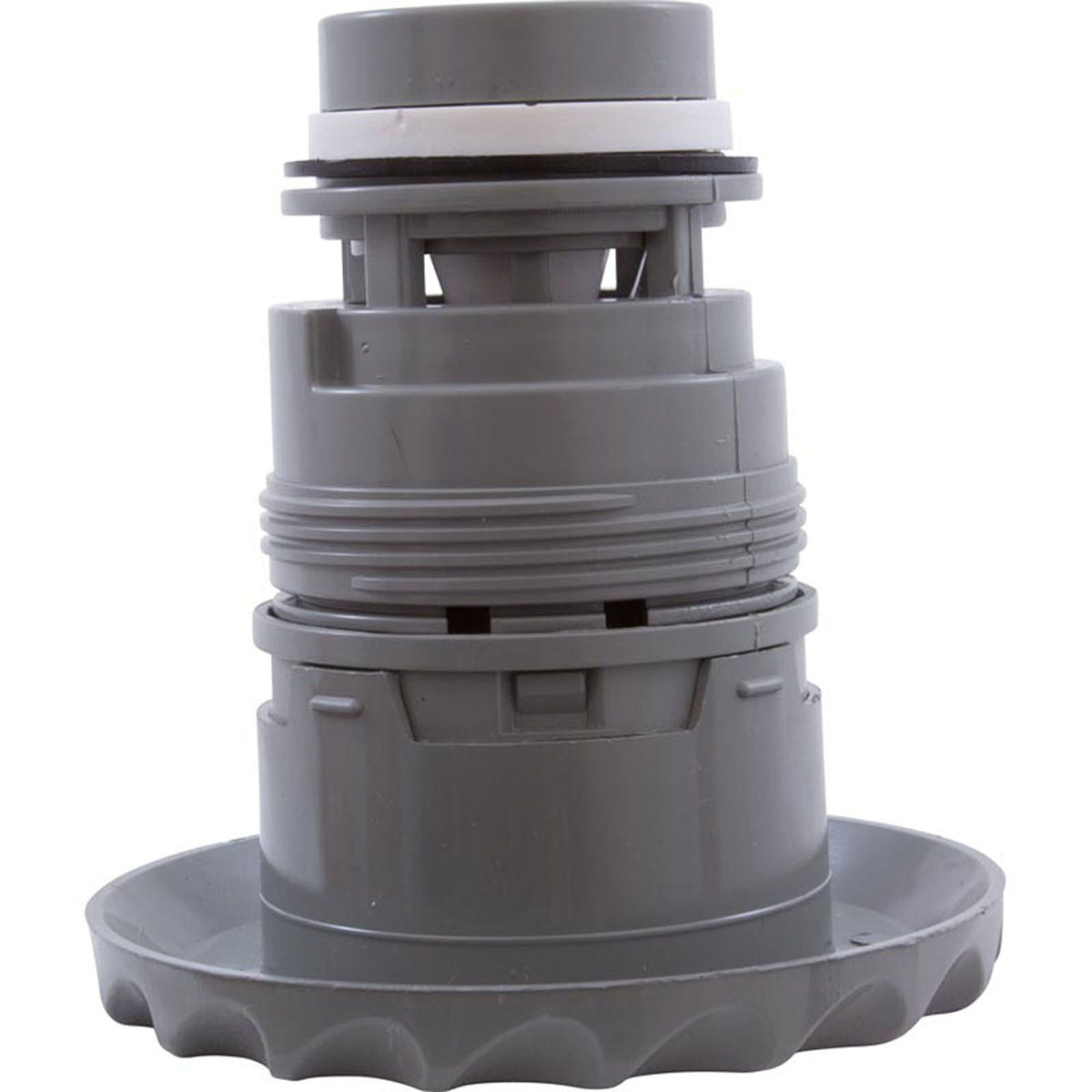 Jet Intl, WW Poly Jet, 3-3/8"fd, Twin Roto, Dlx Scal, Gry