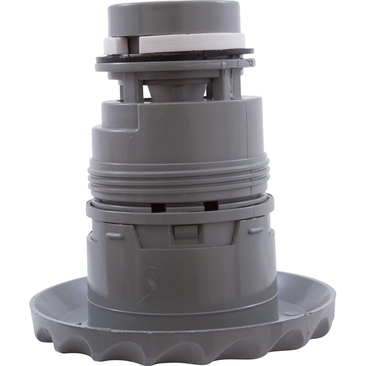 Jet Intl, WW Poly Jet, 3-3/8"fd, Twin Roto, Dlx Scal, Gry
