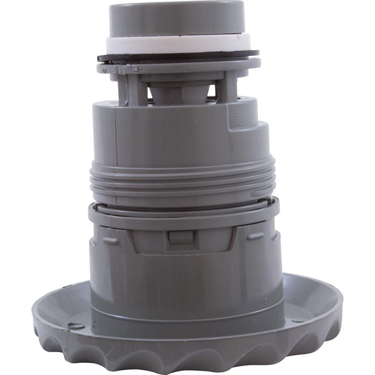 Jet Intl, WW Poly Jet, 3-3/8"fd, Twin Roto, Dlx Scal, Gry