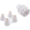 Nozzle, Waterway Poly Jet Caged Style, Dir, 2-5/8" White