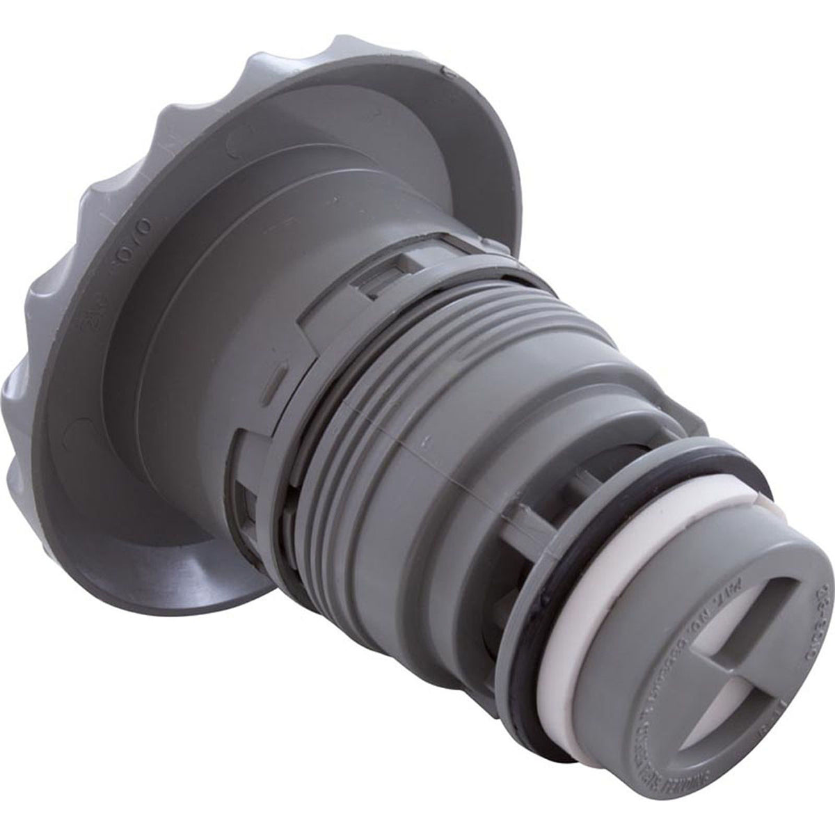 Jet Intl, WW Poly Jet, 3-3/8"fd, Roto, Dlx Scal, Gry