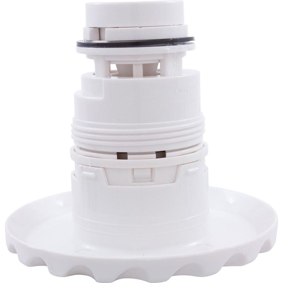 Jet Intl, WW Poly Jet, 4-3/16"fd, Roto, Dlx Scal, White