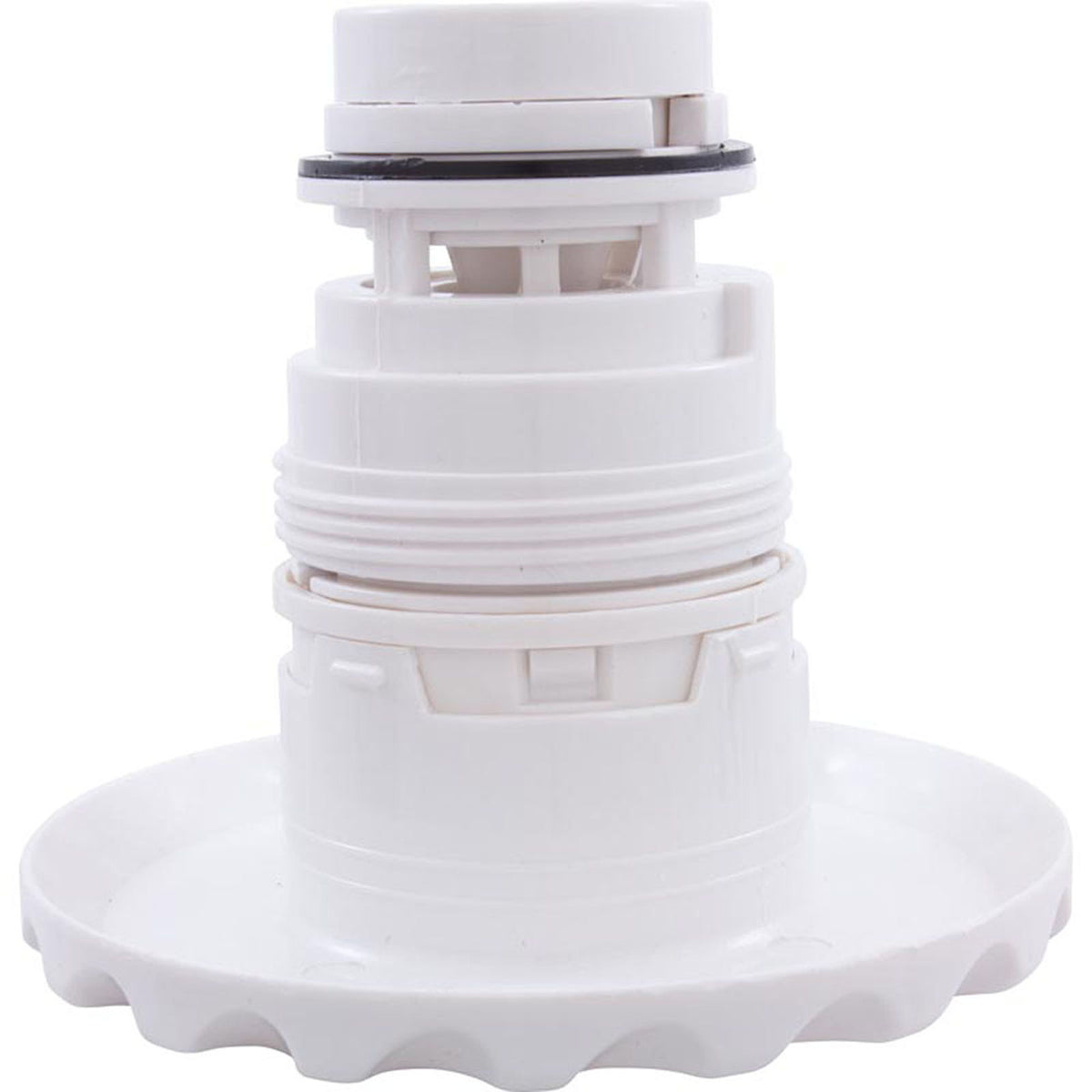 Jet Intl, WW Poly Jet, 4-3/16"fd, Roto, Dlx Scal, White