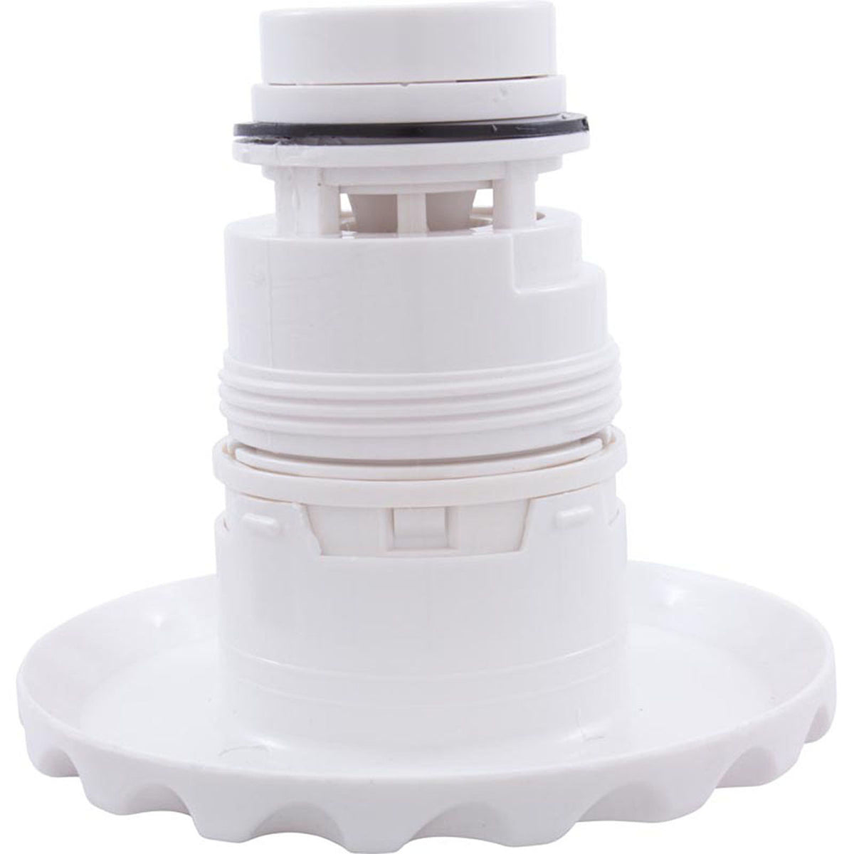 Jet Intl, WW Poly Jet, 4-3/16"fd, Roto, Dlx Scal, White