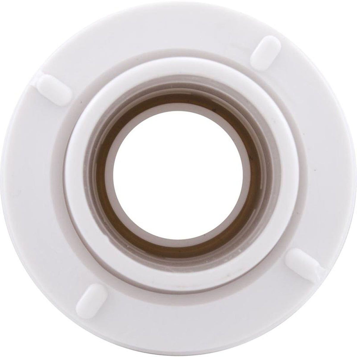 Nozzle, Waterway Poly Jet Caged Style, Directional, White