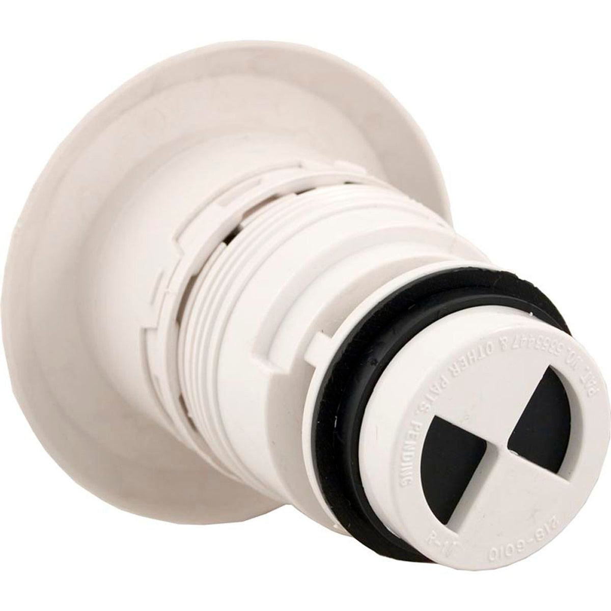 Jet Intl, WW Poly Jet, 3-3/8"fd, Dir, Dlx Scal, White