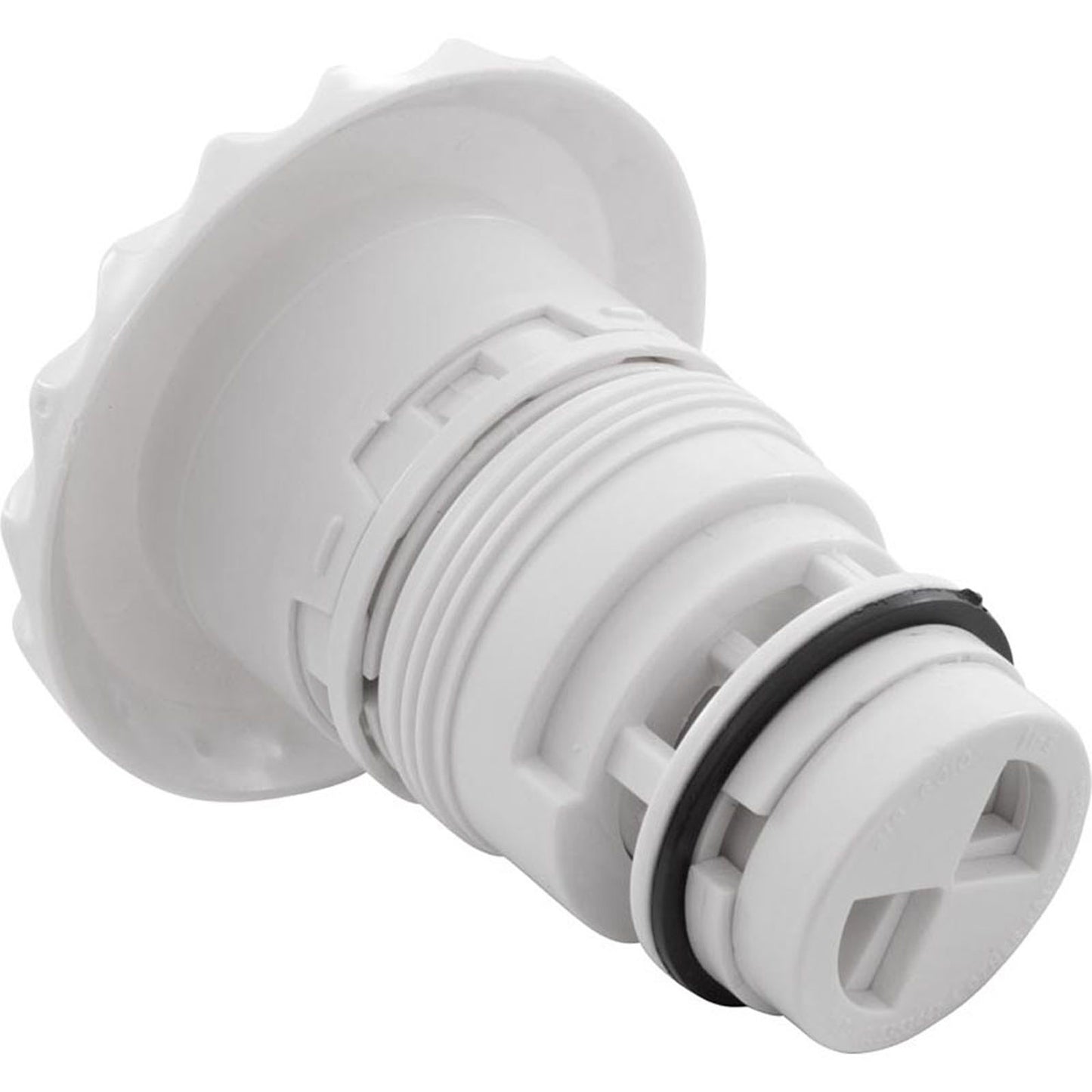 Jet Intl, WW Poly Jet, 3-3/8" fd, roto, escala Dlx, blanco