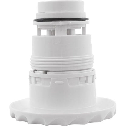 Jet Intl, WW Poly Jet, 3-3/8" fd, roto, escala Dlx, blanco