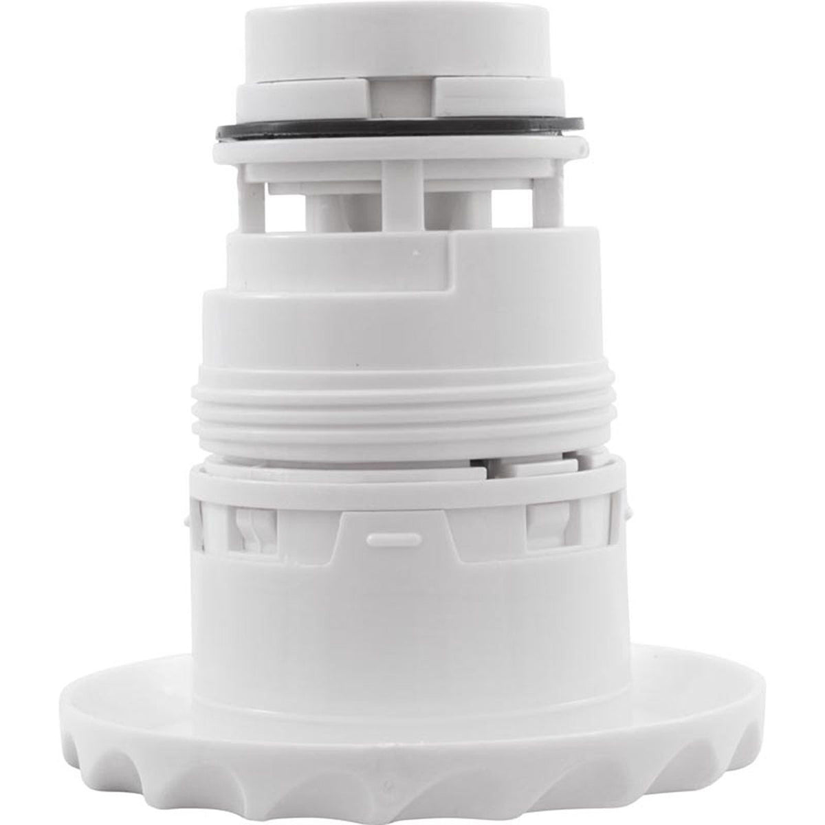 Jet Intl, WW Poly Jet, 3-3/8"fd, Roto, Dlx Scal, White