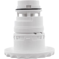 Jet Intl, WW Poly Jet, 3-3/8"fd, Roto, Dlx Scal, White