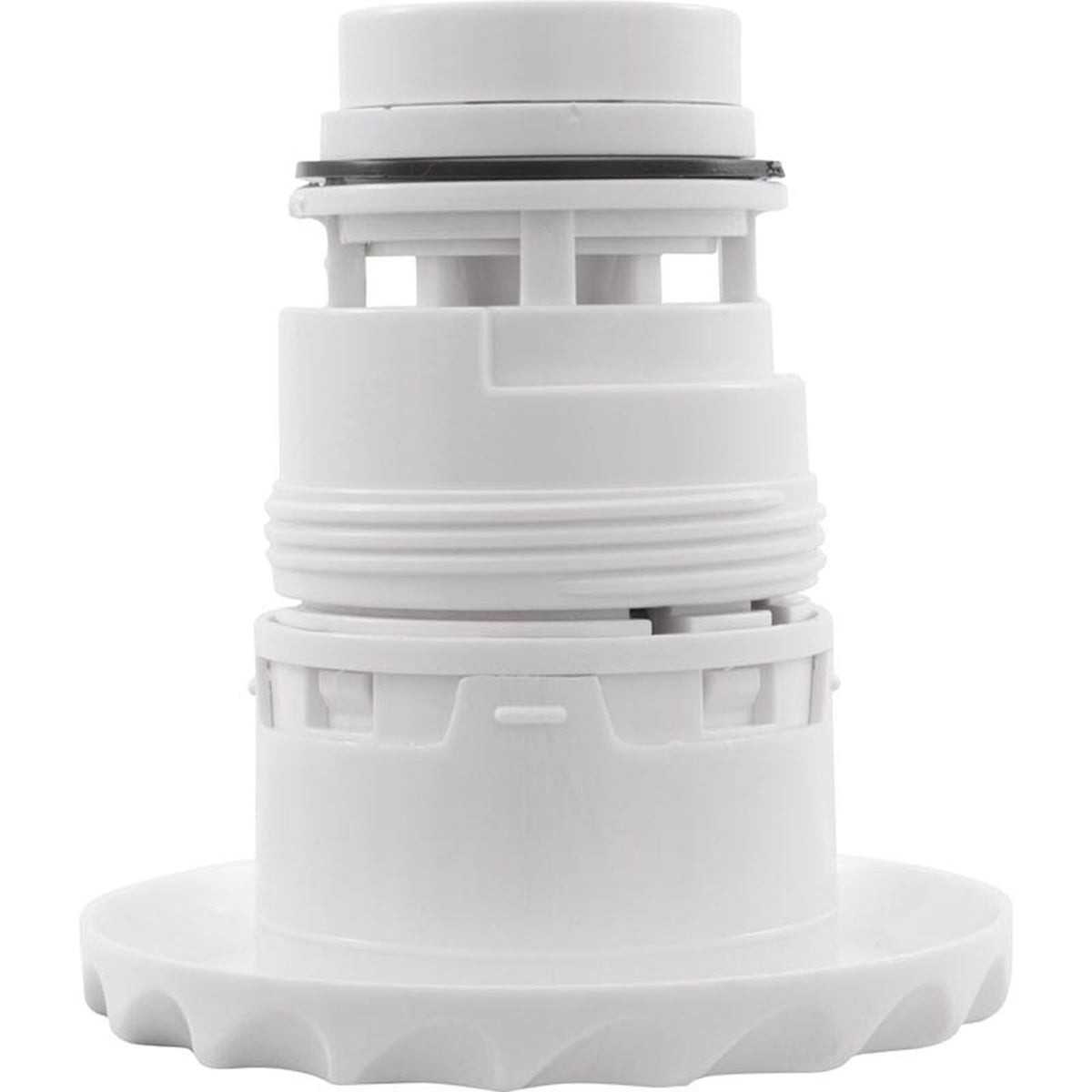 Jet Intl, WW Poly Jet, 3-3/8"fd, Roto, Dlx Scal, White