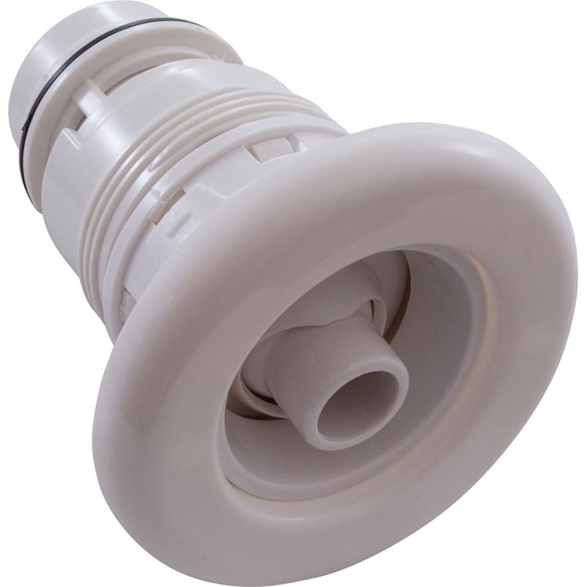 Jet Intl, WW Poly Jet, 3-3/8"fd, Roto, Smth, White