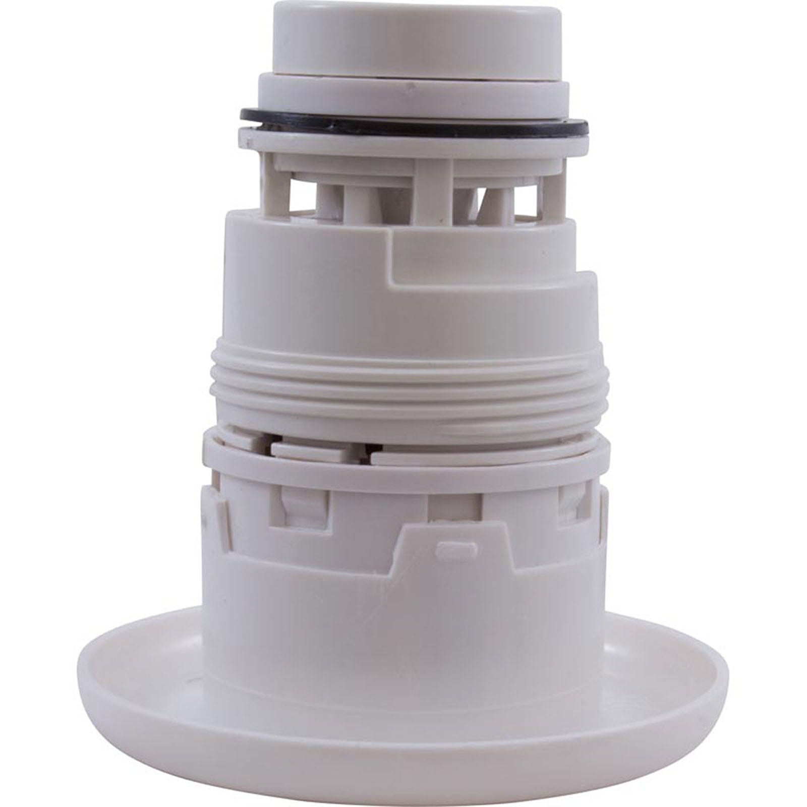 Jet Intl, WW Poly Jet, 3-3/8"fd, Roto, Smth, White