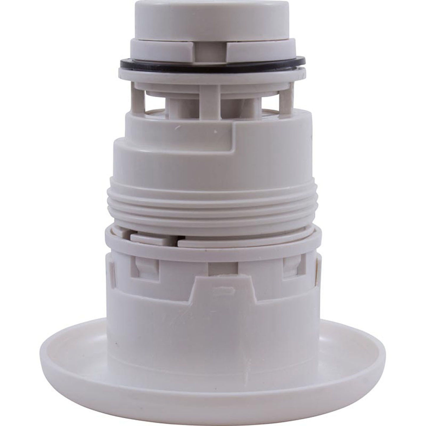 Jet Intl, WW Poly Jet, 3-3/8"fd, Roto, Smth, White