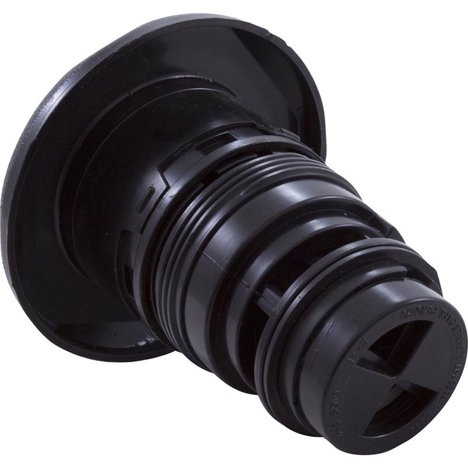 Jet Intl, WW Poly Jet, 3-3/8"fd, Roto, Textured Scal, Blk