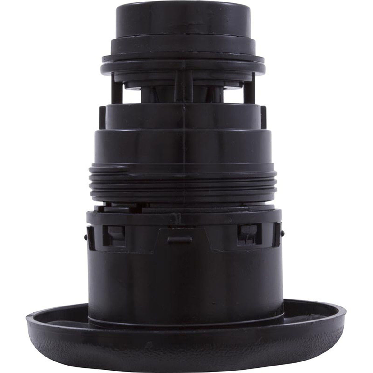 Jet Intl, WW Poly Jet, 3-3/8"fd, Roto, Textured Scal, Blk