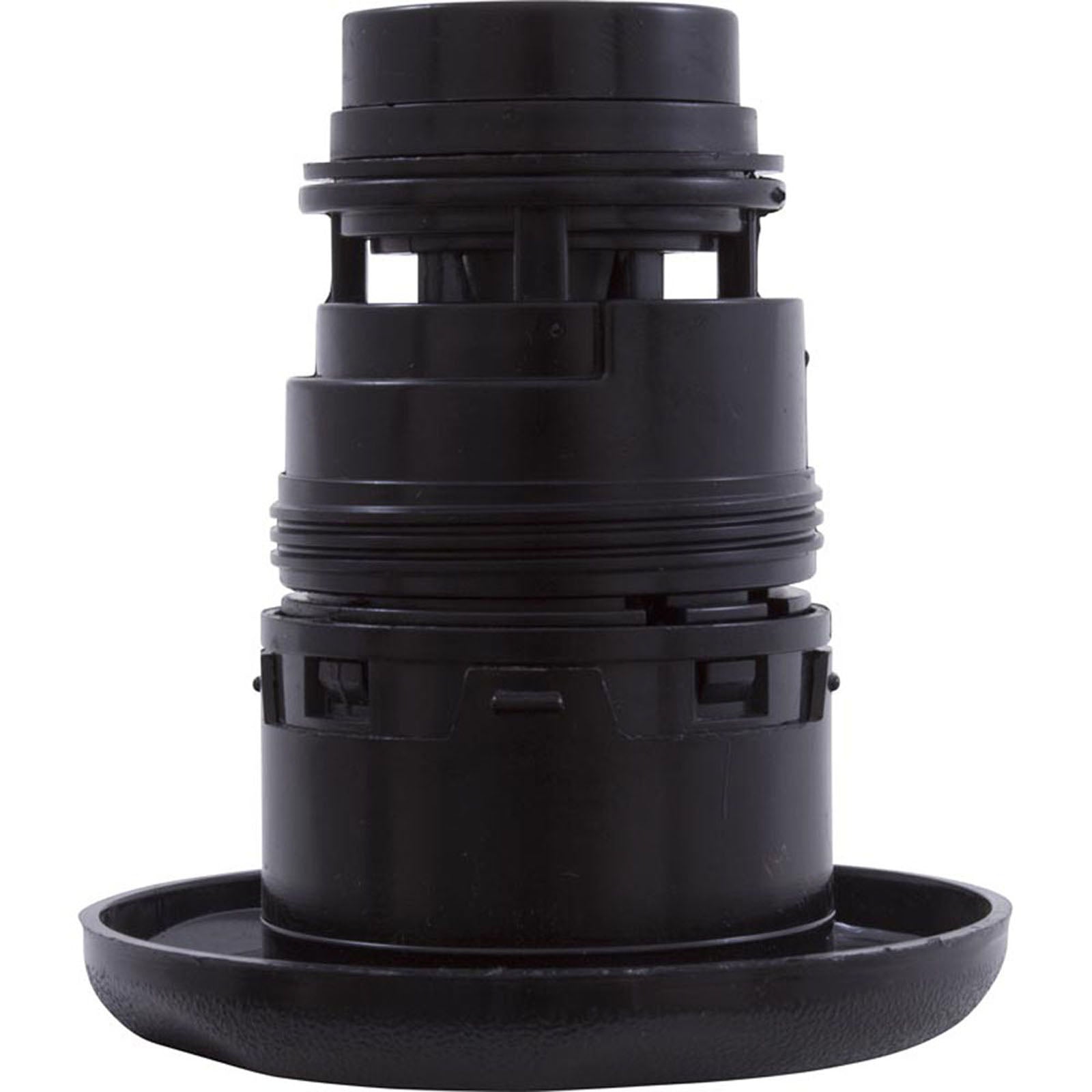 Jet Intl, WW Poly Jet, 3-3/8"fd, Roto, Textured Scal, Blk