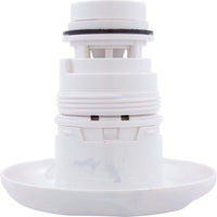 Jet Intl, WW Poly Jet, 4-3/16"fd, Roto, Textured Scal, White
