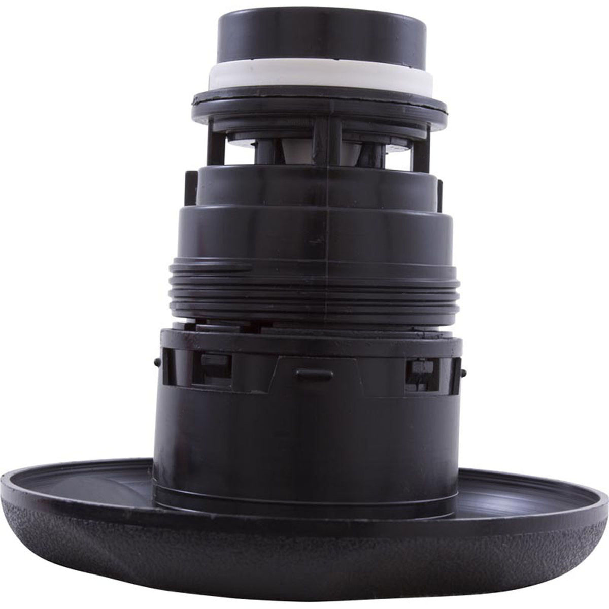Jet Intl, WW Poly Jet, 4-3/16"fd, Roto, Textured Scal, Blk