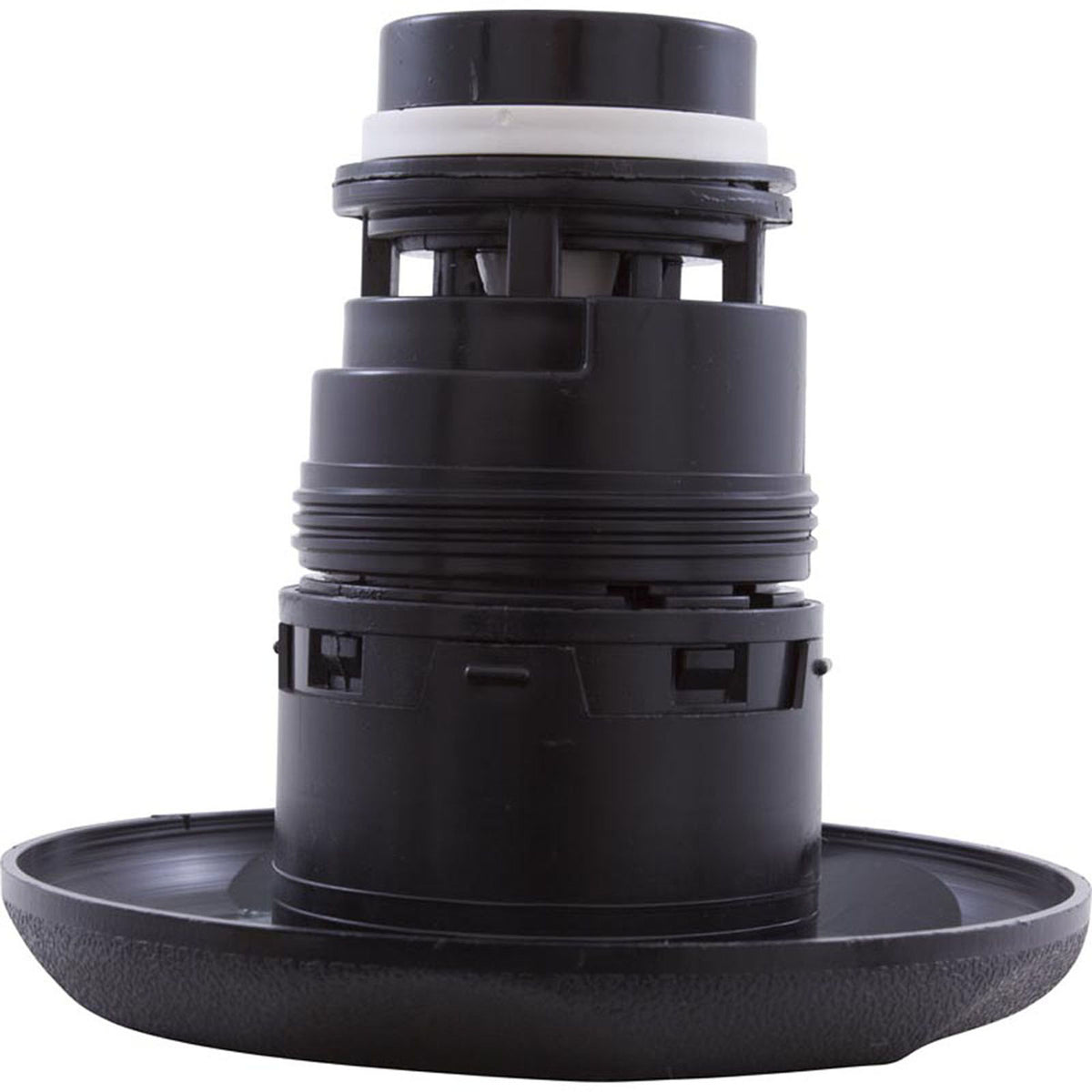 Jet Intl, WW Poly Jet, 4-3/16"fd, Roto, Textured Scal, Blk