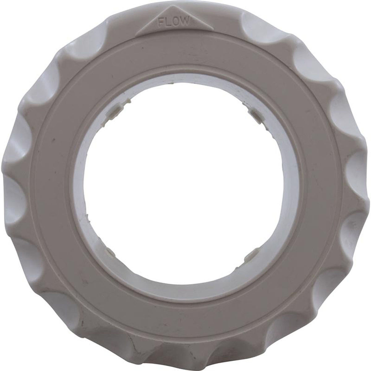 Wall Fitting, WW Quad Flo/Power Series, 3-1/2"hs, White
