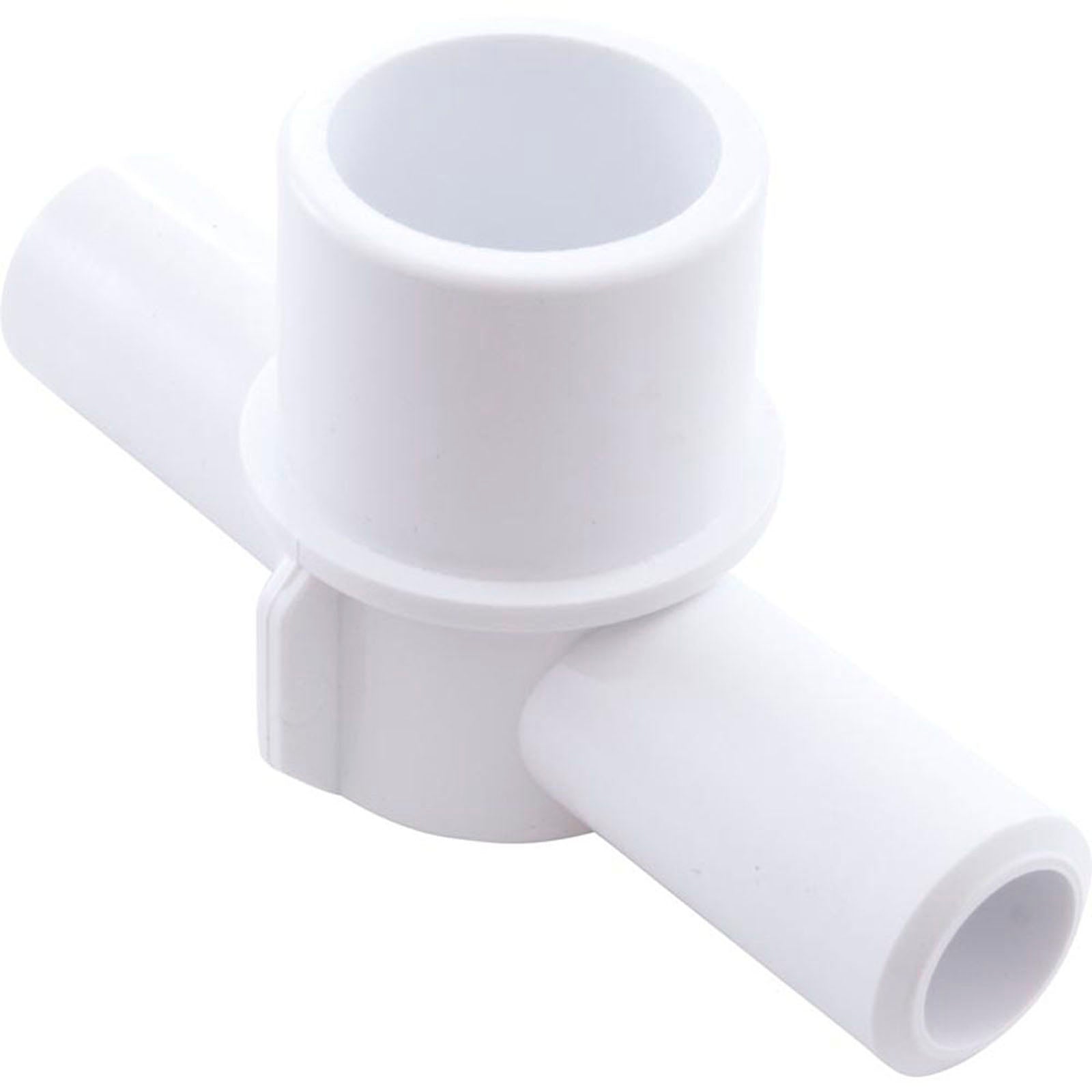Barb Tee, 3/4" Smooth Barb x 3/4" Smooth Barb x 1" Spigot