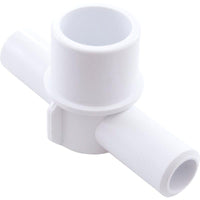 Barb Tee, 3/4" Smooth Barb x 3/4" Smooth Barb x 1" Spigot