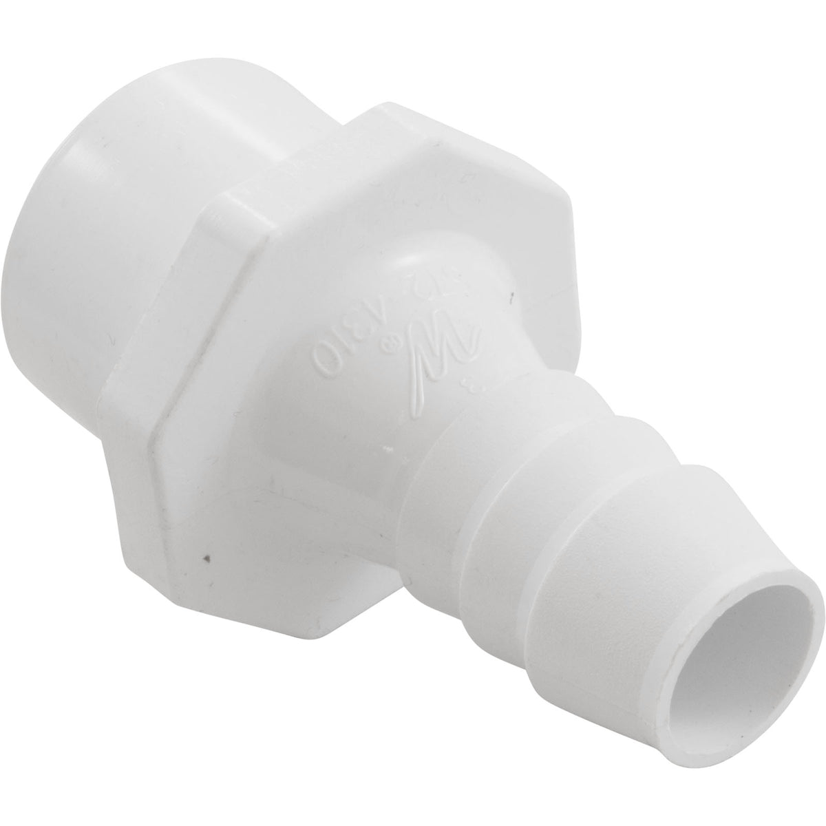 Barb Adapter, 1" Spigot / 3/4" Slip x 3/4" Barb