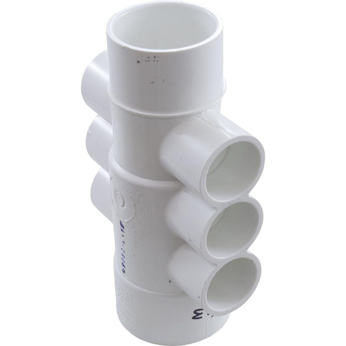 Manifold, 1"s, 6 Port, Flow Thru, 1-1/2"s/2"spg x 2"s