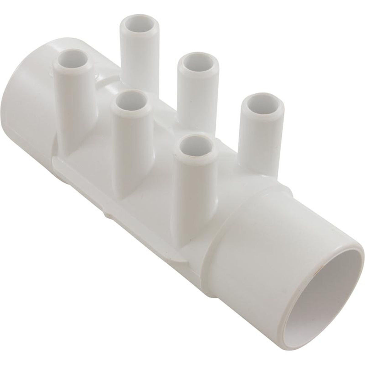 Manifold, 3/4" Smooth Barb, 6 Port, 2" Slip x 2" Spigot