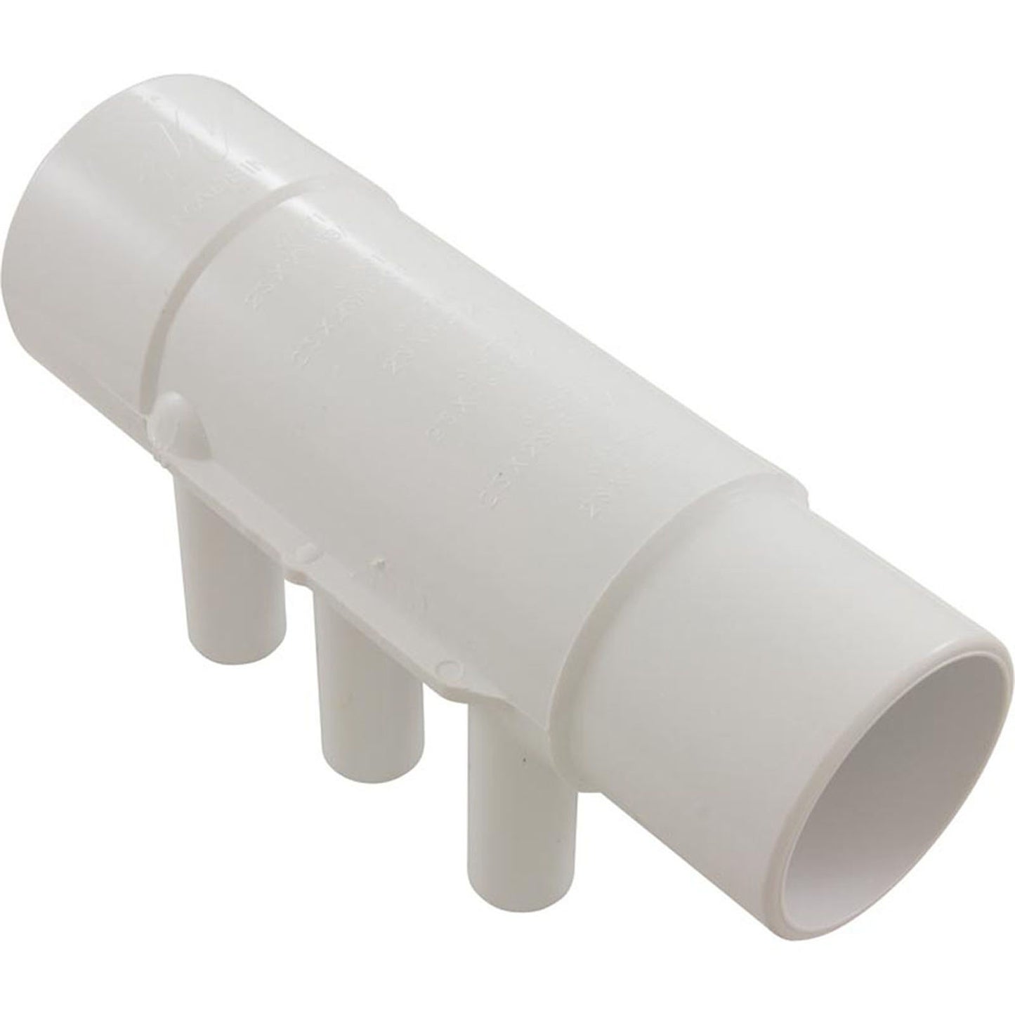 Colector, espiga lisa de 3/4", 6 puertos, conexión de 2" x espiga de 2"