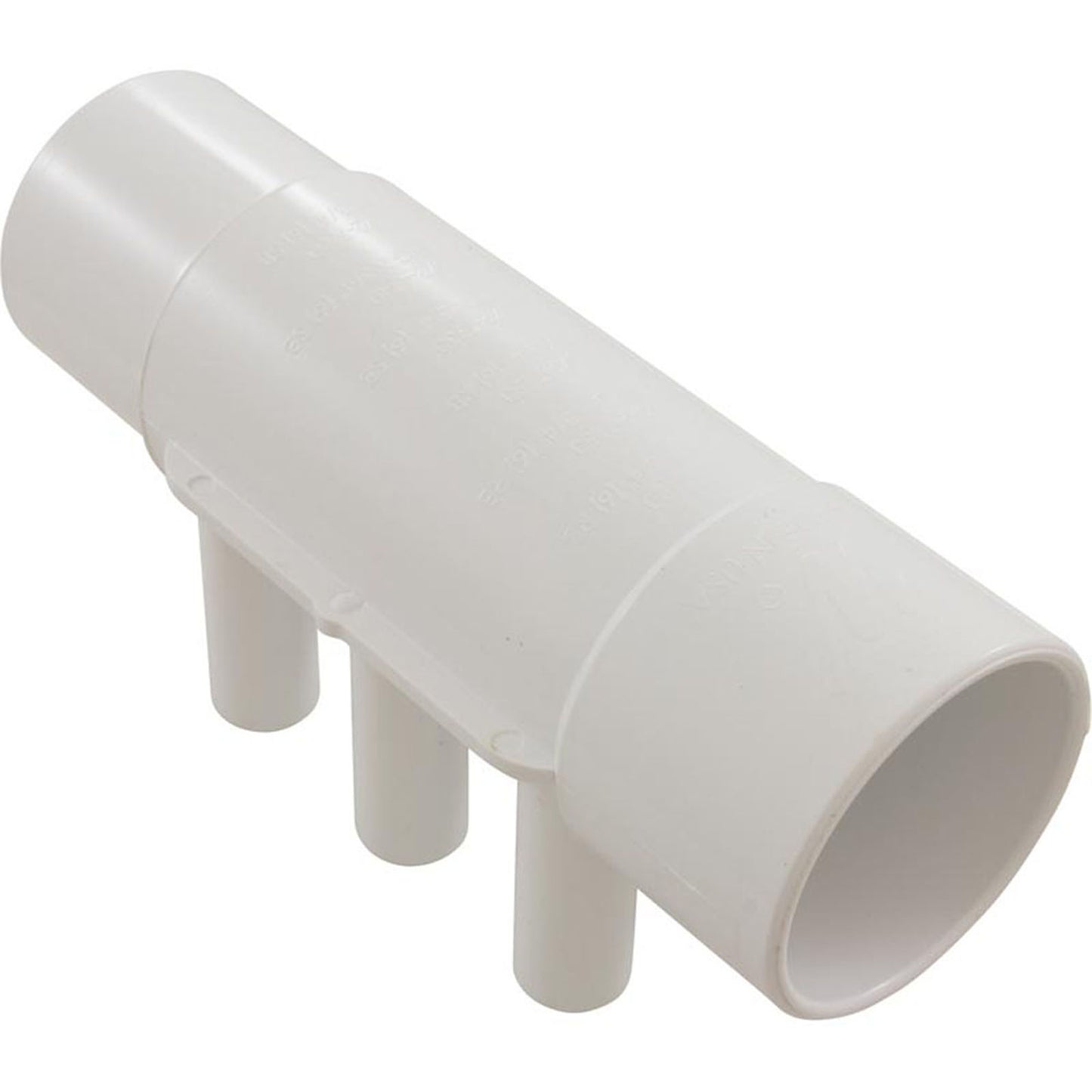 Colector, espiga lisa de 3/4", 6 puertos, conexión de 2" x espiga de 2"