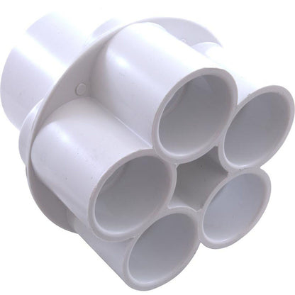 Collecteur, glissement 1", 5 ports, transition, glissement 2"