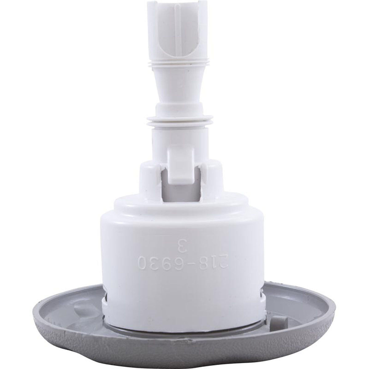Waterway Plastics-Jet Intl, WW Mini Storm, 3"fd, Twin Roto, Textured Scal, Gry
