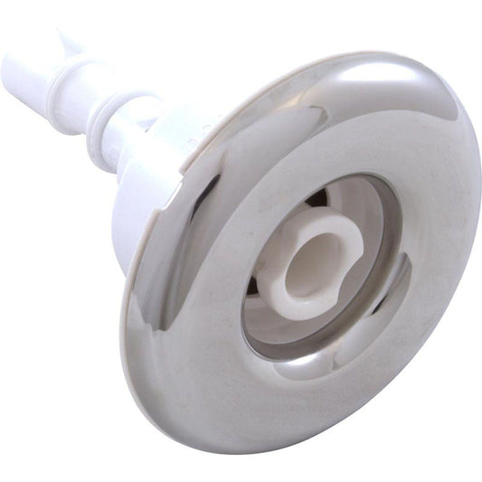 Jet Intl, WW Mini Storm, 3" fd, Dir, liso, acero inoxidable/blanco